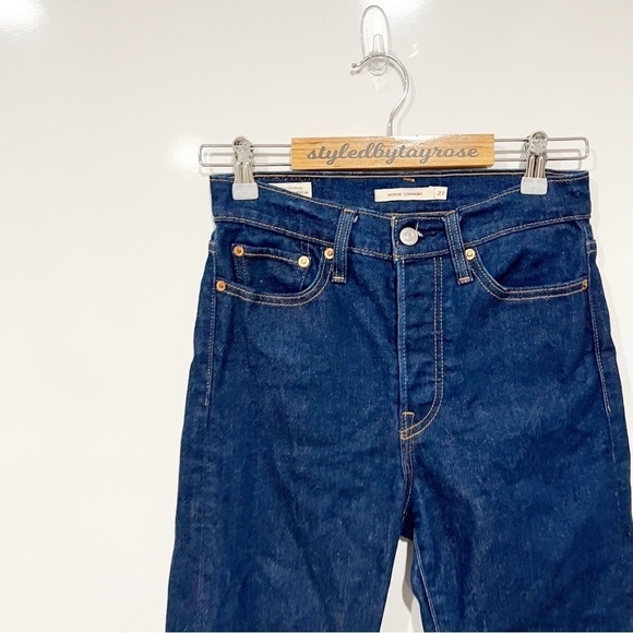 Levi's Wedgie Straight Jeans No Man's Land Fringe - Picture 7 of 16